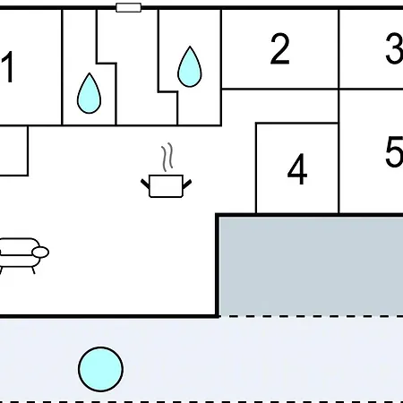 Сasa de vacaciones Front In With Sauna *